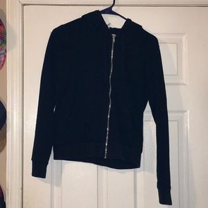 Black Zip-up Hoodie